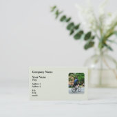 Polizeiradpatrol Visitenkarte (Stehend Vorderseite)