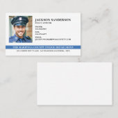 Polizeireferent Abteilung Rechtsdurchsetzung Foto Visitenkarte (Vorne/Hinten)