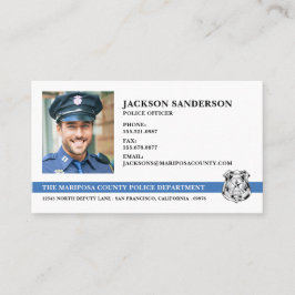 Polizeireferent Abteilung Rechtsdurchsetzung Foto Visitenkarte