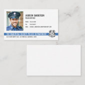 Polizeireferent Abteilung Rechtsdurchsetzung Foto Visitenkarte (Vorne/Hinten)