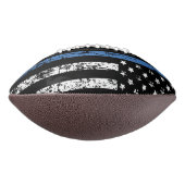 Polizeiretirement Thin Blue Line American Flag Football (Gedreht 90)