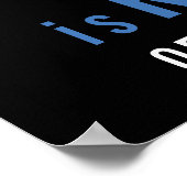 Polizeiretirement Thin Blue Line American Flag Poster (Ecke)