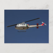 Polizeirettungshubschrauber Postkarte (Vorderseite)