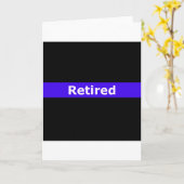 Polizeirezitierte dünne blaue Linie Karte (Gelbe Blume)