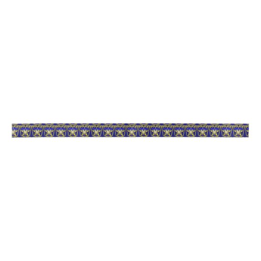 Polizeischild Satin Ribbon Satinband (Vorderseite)