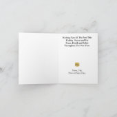 Polizeischild und Weihnachtskarte für Glitzer Karte (Innenseite)