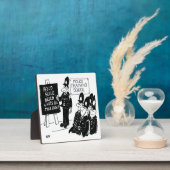 Polizeischule. Funny Cartoon Illustration Fotoplatte (InSitu)