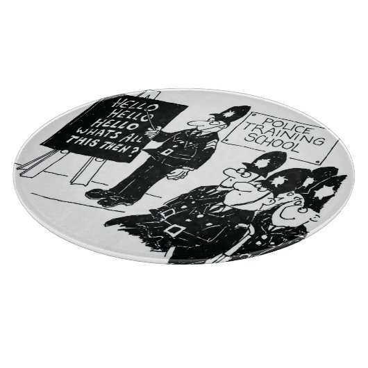 Polizeischulung in Großbritannien Schneidebrett (Ecke)