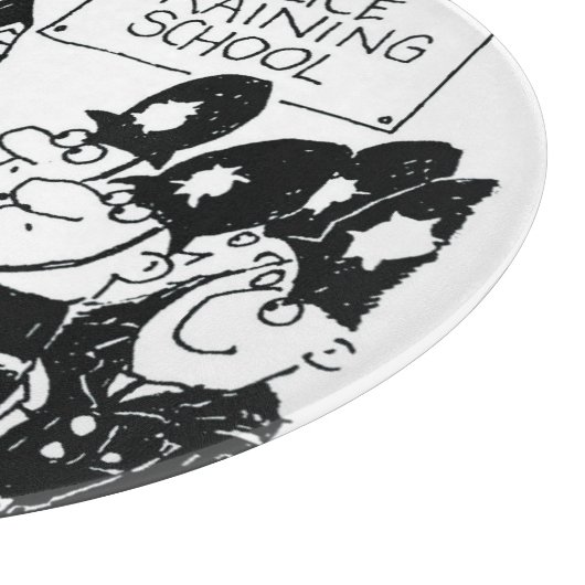 Polizeischulung in Großbritannien Schneidebrett (Ecke)