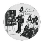 Polizeischulung in Großbritannien Schneidebrett (Vorderseite)