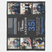 Polizeischutz 6 Foto - Vollzugsbeauftragter Fleecedecke (Vorderseite)