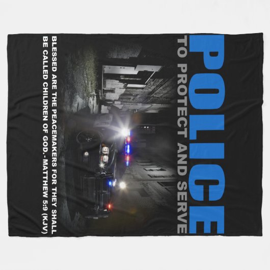 Polizeischutz und Fleece (Vorderseite (Horizontal))
