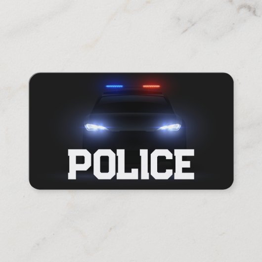 Polizeischwarm Visitenkarte (Vorderseite)