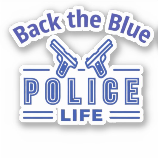 Polizeispende Aufkleber (Vorderseite)