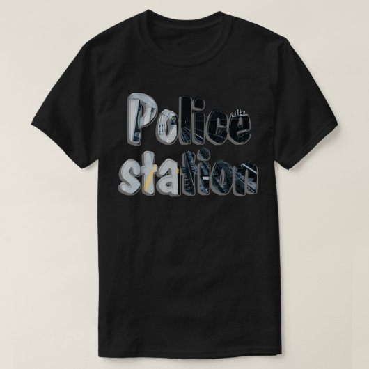 Polizeistation T-Shirt (Design vorne)