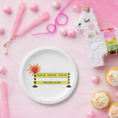 Polizeistraßenkriminalität Pappteller (Party)