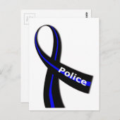 Polizeistreifen Postkarte (Vorne/Hinten)