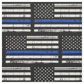 Polizeistruktur der "Blue Line Flag Law Enforcemen Stoff (Muster)
