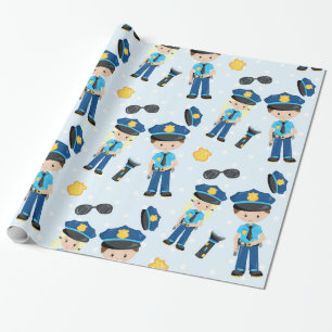 Polizeistruktur Geschenkpapier