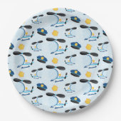 Polizeistruktur Pappteller (Vorderseite)