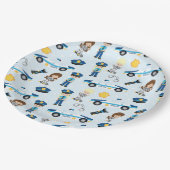 Polizeistruktur Pappteller (Schrägansicht)