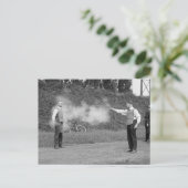 Polizeitest Bulletproof Vest, 1923 Postkarte (Stehend Vorderseite)