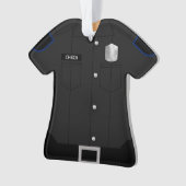 Polizeiuniform Black Profession Ornament (Vorderseite)