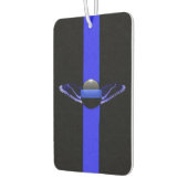 Polizeiunterstützer Thin Blue Line Autolufterfrischer (Links)