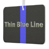 Polizeiunterstützer Thin Blue Line Autolufterfrischer (Links)