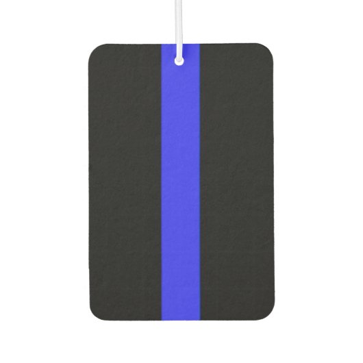 Polizeiunterstützer Thin Blue Line Autolufterfrischer (Vorderseite)