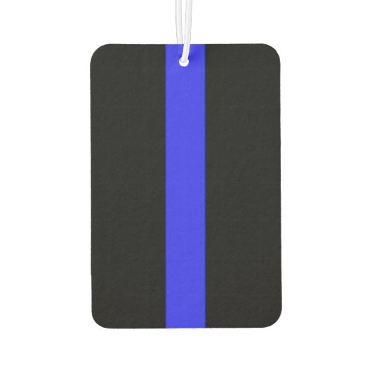 Polizeiunterstützer Thin Blue Line Autolufterfrischer (Rückseite)