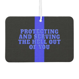 Polizeiunterstützer Thin Blue Line Autolufterfrischer