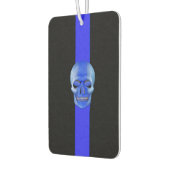 Polizeiunterstützer Thin Blue Line Skull Autolufterfrischer (Links)