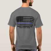 Polizeiunterstützungsskript Selige Friedensstifter T-Shirt (Rückseite)