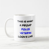 Polizeiveteran, stolz kaffeetasse (Links)