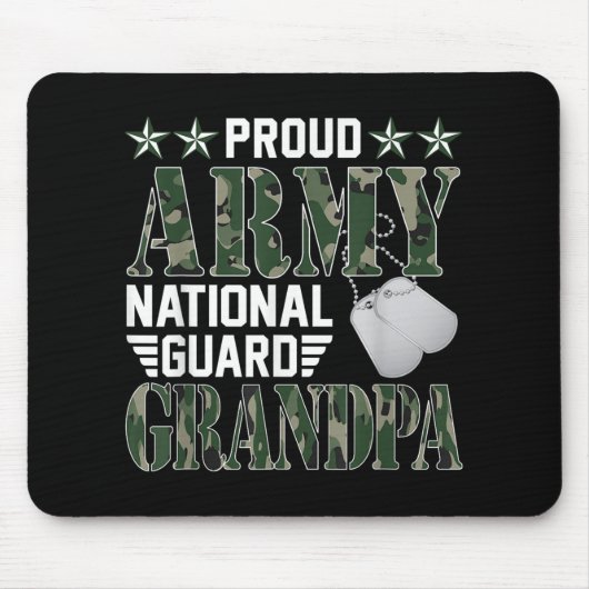 Polizeiwache des Großvaters Militär Mousepad (Vorne)