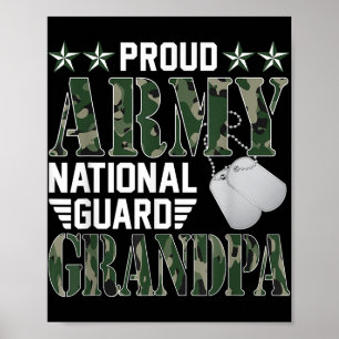 Polizeiwache des Großvaters Militär Poster