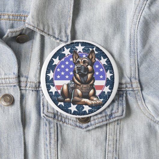 Polizeiwache, Einheit K9 Button (Beispiel)