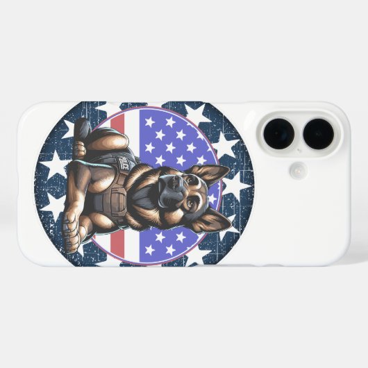 Polizeiwache, Einheit K9 Case-Mate iPhone Hülle (Rückseite (Horizontal))