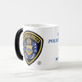 Polizeiwache Morphing Tasse San Diego, 11 oz (Vorderseite Links)
