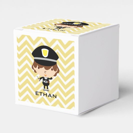 Polizeiwache oder Verkehrsleiter Geschenkschachtel (Vorderseite)