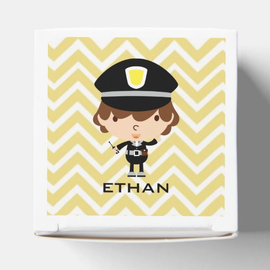 Polizeiwache oder Verkehrsleiter Geschenkschachtel (Oben)