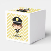 Polizeiwache oder Verkehrsleiter Geschenkschachtel (Rückseite)