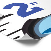 Polizeiwachstumsdiagramm Poster (Ecke)