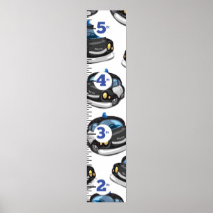 Polizeiwachstumsdiagramm Poster