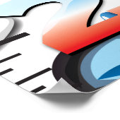 Polizeiwachstumsdiagramm Poster (Ecke)