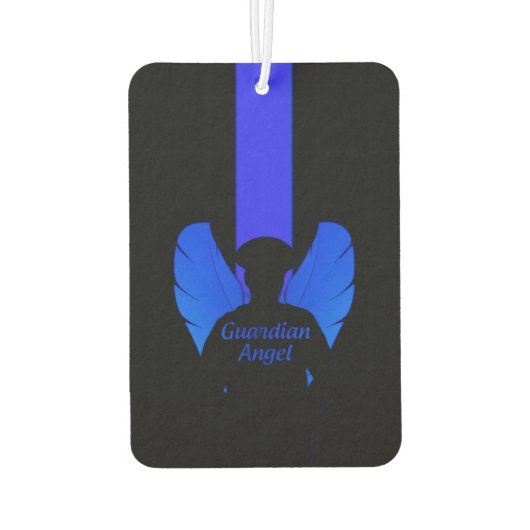 Polizeiwächter Angel Thin Blue Line Autolufterfrischer (Rückseite)