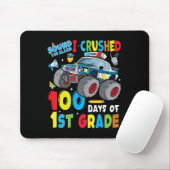 Polizeiwagen 100 Tage Schulklasse 1ste Klasse Mousepad (Mit Mouse)