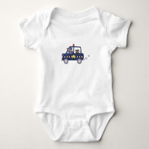 Polizeiwagen Baby Strampler