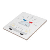 Polizeiwagen Fliese (Seite)